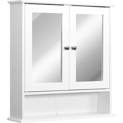 Armadio a Parete Kleankin con Specchio - Salvaspazio per Bagno Armadio a Parete Kleankin con Specchio - Salvaspazio per Bagno