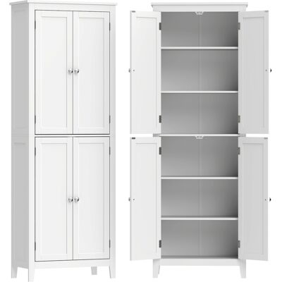 Homcom Mobile Bagno Alto 170 cm da Terra con Ripiani Regolabili Aosom Italy Homcom Mobile Bagno Alto 170 cm da Terra con Ripiani Regolabili Aosom Italy