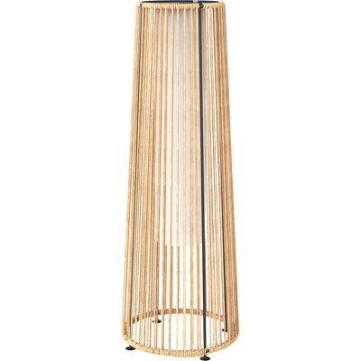 Outsunny Lampione Solare Esterno in Rattan Sintetico con Luci LED Accensione e Spegnimento Automatico Impermeabile Ø21,5x61 cm Naturale Aosom Italy Outsunny Lampione Solare Esterno in Rattan Sintetico con Luci LED Accensione e Spegnimento Automatico Impermeabile Ø21,5x61 cm Naturale Aosom Italy