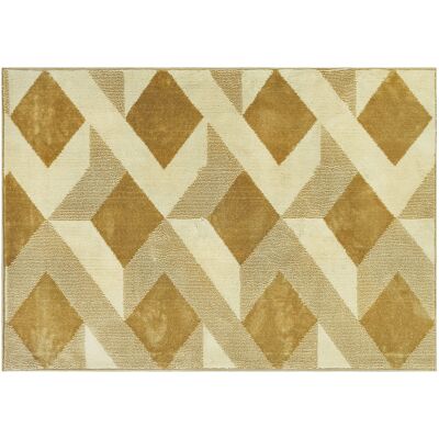 Homcom Tappeto Moderno da Soggiorno e Salotto, Ipoallergenico e Lavabile con Effetto 3D, 230x160 cm, Giallo Aosom Italy Homcom Tappeto Moderno da Soggiorno e Salotto, Ipoallergenico e Lavabile con Effetto 3D, 230x160 cm, Giallo Aosom Italy