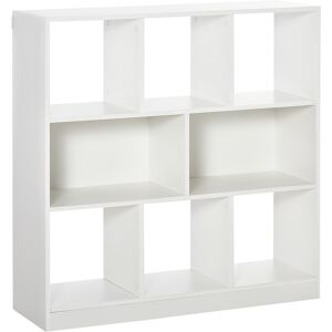 Homcom Libreria MDF Bianca 97.5x30x100cm - Mobile Homcom Libreria MDF Bianca 97.5x30x100cm - Mobile