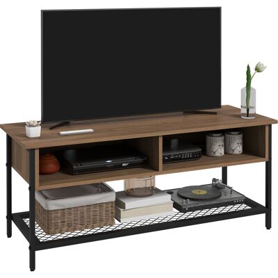 Homcom Mobile Porta TV 48" Max, Stile Industriale, Legno e Acciaio, 110x40x48cm - Marrone e Nero Aosom Homcom Mobile Porta TV 48" Max, Stile Industriale, Legno e Acciaio, 110x40x48cm - Marrone e Nero Aosom