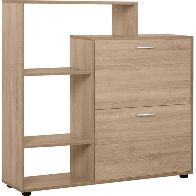 Homcom Armadio Scarpiera Salvaspazio scarpiera ingresso porta scarpe Design Moderno 20 Paia da Ingresso in Legno 101,5 x 25,5 x 98 cm Aosom Italy Homcom Armadio Scarpiera Salvaspazio scarpiera ingresso porta scarpe Design Moderno 20 Paia da Ingresso in Legno 101,5 x 25,5 x 98 cm Aosom Italy