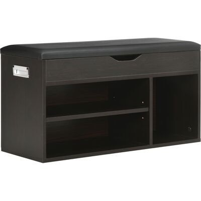 HOMCOM - Mobile Scarpiera Salvaspazio - Panca Contenitore - Vani Aperti - Armadio Scarpe HOMCOM - Mobile Scarpiera Salvaspazio - Panca Contenitore - Vani Aperti - Armadio Scarpe
