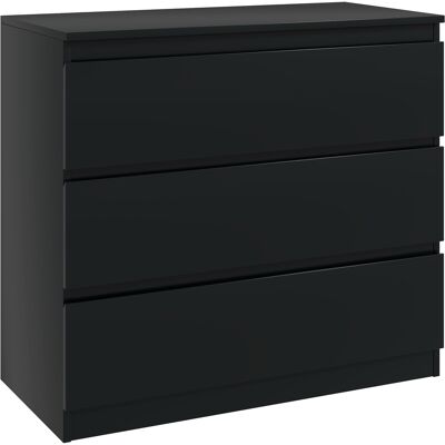 Homcom Comò 3 cassetti, Mobile contenitore dal design essenziale per camera, interno, 80l x 39P x 73H cm Aosom Italy Homcom Comò 3 cassetti, Mobile contenitore dal design essenziale per camera, interno, 80l x 39P x 73H cm Aosom Italy