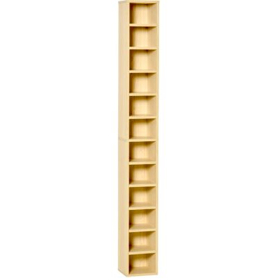 Libreria CD HOMCOM - 12 ripiani - Per 204 CD - Finitura legno Libreria CD HOMCOM - 12 ripiani - Per 204 CD - Finitura legno