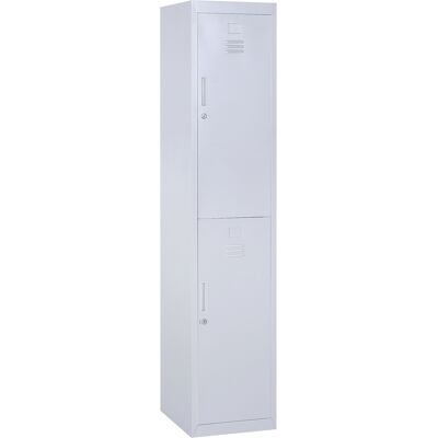 Vinsetto Armadio in Acciaio - 180cm, Grigio Vinsetto Armadio in Acciaio - 180cm, Grigio