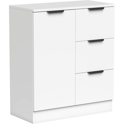 Homcom Madia Moderna con 3 Cassetti e Anta Soft-Close Aosom Italy Homcom Madia Moderna con 3 Cassetti e Anta Soft-Close Aosom Italy
