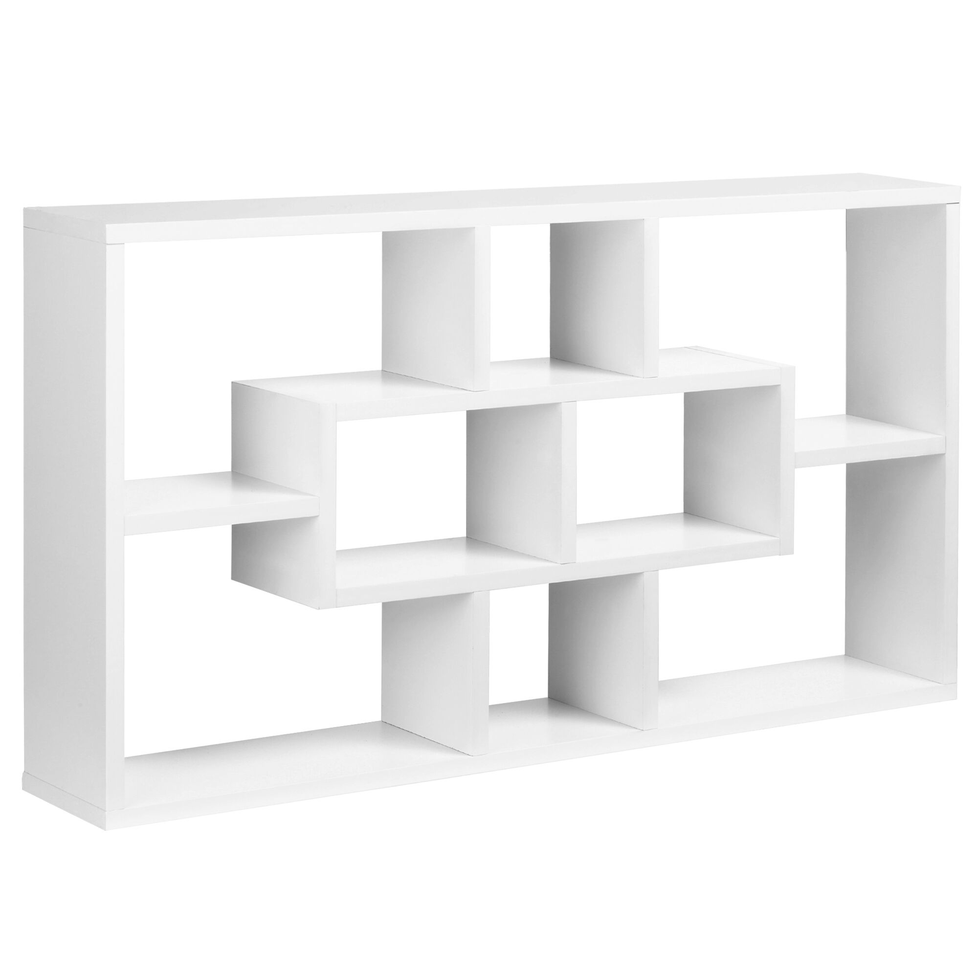 Mensola 30x30 cm in legno bianco - Tetris