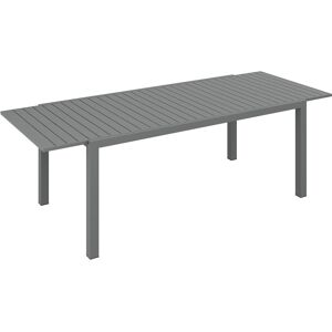 Outsunny Tavolo da giardino estensibile in alluminio rettangolare per 6 - 8 persone, dim. 180/240L x 94l x 73H cm, grigio Outsunny Tavolo da giardino estensibile in alluminio rettangolare per 6 - 8 persone, dim. 180/240L x 94l x 73H cm, grigio
