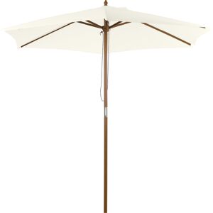 Outsunny Ombrellone in Legno da Esterno Bianco Crema 2.5X2.3M, Tocco di Eleganza per il Tuo Giardino Aosom Outsunny Ombrellone in Legno da Esterno Bianco Crema 2.5X2.3M, Tocco di Eleganza per il Tuo Giardino Aosom