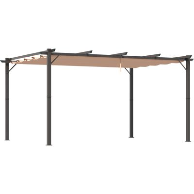 Pergola da Giardino Outsunny 3x4x2.23m in Alluminio con Tetto Impermeabile e UV - Pergola Gazebo Pergola da Giardino Outsunny 3x4x2.23m in Alluminio con Tetto Impermeabile e UV - Pergola Gazebo