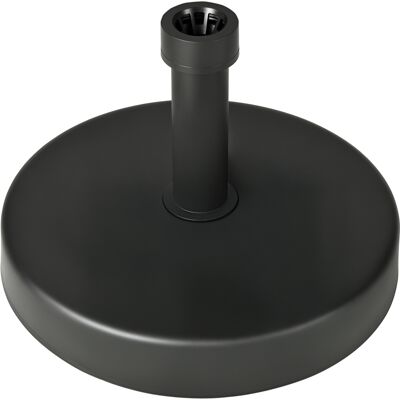 Base per Ombrellone da Giardino Outsunny - Nero - Uso Esterno Base per Ombrellone da Giardino Outsunny - Nero - Uso Esterno
