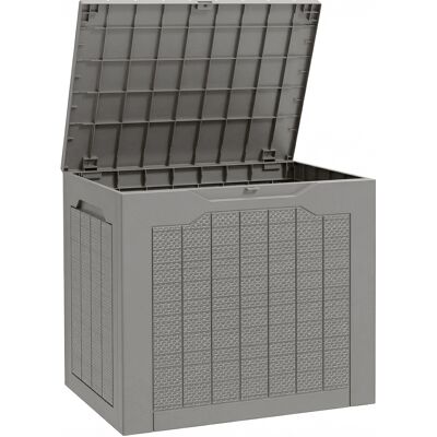 Outsunny Baule da Giardino con Maniglie, Contenitore Porta Attrezzi Impermeabile, 56x41x50 cm, Cachi Aosom Italy Outsunny Baule da Giardino con Maniglie, Contenitore Porta Attrezzi Impermeabile, 56x41x50 cm, Cachi Aosom Italy