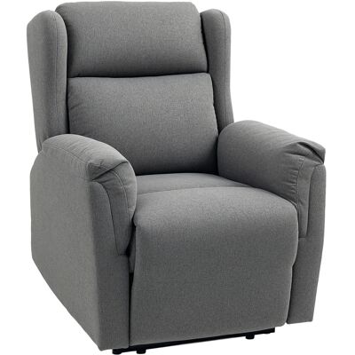 Homcom Poltrona Relax, Poltrona Imbottita Regolabile con Poggiapiedi, Inclinabile fino a 160°, Effetto Lino, Montaggio Veloce, Grigio Scuro Homcom Poltrona Relax, Poltrona Imbottita Regolabile con Poggiapiedi, Inclinabile fino a 160°, Effetto Lino, Montaggio Veloce, Grigio Scuro