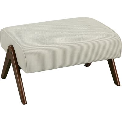 Homcom Poggiapiedi da Soggiorno Pouf Basso con Seduta Imbottita Gambe in Legno per Soggiorno Camera da Letto 69x47x36 cm Beige Aosom Italy Homcom Poggiapiedi da Soggiorno Pouf Basso con Seduta Imbottita Gambe in Legno per Soggiorno Camera da Letto 69x47x36 cm Beige Aosom Italy