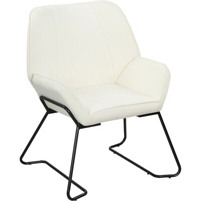 Homcom Poltrona da Salotto con Sedile Largo e Imbottito Rivestita in Velluto Gambe in Metallo Poltrona per Salotto Crema Aosom Italy Homcom Poltrona da Salotto con Sedile Largo e Imbottito Rivestita in Velluto Gambe in Metallo Poltrona per Salotto Crema Aosom Italy