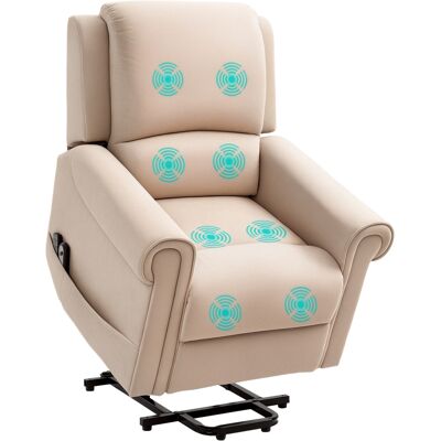 Poltrona Reclining con Massaggio HOMCOM - Marrone Poltrona Reclining con Massaggio HOMCOM - Marrone