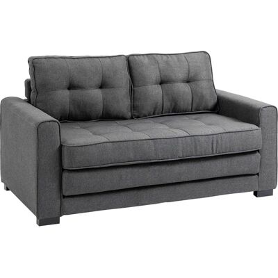 Homcom Divano Letto Convertibile moderno con Imbottitura e Molle, in Tessuto 2 Posti, 151x75x85 cm, Grigio Aosom Italy Homcom Divano Letto Convertibile moderno con Imbottitura e Molle, in Tessuto 2 Posti, 151x75x85 cm, Grigio Aosom Italy