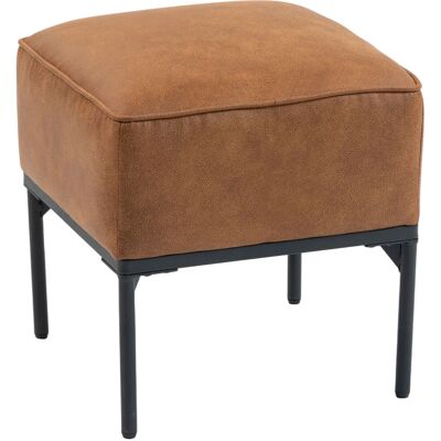 Homcom Poggiapiedi Salotto Pouf Basso Rivestito in PU con Gambe in Acciaio Imbottitura Spessa Ottoman per Divano Marrone Aosom Italy Homcom Poggiapiedi Salotto Pouf Basso Rivestito in PU con Gambe in Acciaio Imbottitura Spessa Ottoman per Divano Marrone Aosom Italy