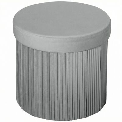 Homcom Pouf Contenitore Panca Contenitore Pieghevole 35 L 38x38x38 cm Rivestimento in Velluto Baule di Stoccaggio Grigio Scuro Aosom Italy Homcom Pouf Contenitore Panca Contenitore Pieghevole 35 L 38x38x38 cm Rivestimento in Velluto Baule di Stoccaggio Grigio Scuro Aosom Italy