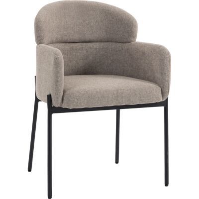 Homcom Poltrona d'Accento Moderna, Poltrona in Chenille con Schiuma ad Alta Densità, Schienale Ergonomico, Gambe in Metallo, Marrone Chiaro Aosom Italy Homcom Poltrona d'Accento Moderna, Poltrona in Chenille con Schiuma ad Alta Densità, Schienale Ergonomico, Gambe in Metallo, Marrone Chiaro Aosom Italy