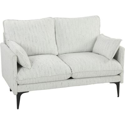 Homcom Divano 2 Posti in Lino Traspirante con Imbottitura Spessa, 2 Cuscini, Braccioli, per Soggiorno, Salotto, Bianco Aosom Italy Homcom Divano 2 Posti in Lino Traspirante con Imbottitura Spessa, 2 Cuscini, Braccioli, per Soggiorno, Salotto, Bianco Aosom Italy