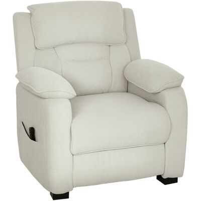 Homcom Poltrona Reclinabile 150° con Poggiapiedi, Telecomando e Tasca Laterale, Sedia Elettrica in Effetto Velluto, 86x90x103 cm, Beige Aosom Italy Homcom Poltrona Reclinabile 150° con Poggiapiedi, Telecomando e Tasca Laterale, Sedia Elettrica in Effetto Velluto, 86x90x103 cm, Beige Aosom Italy