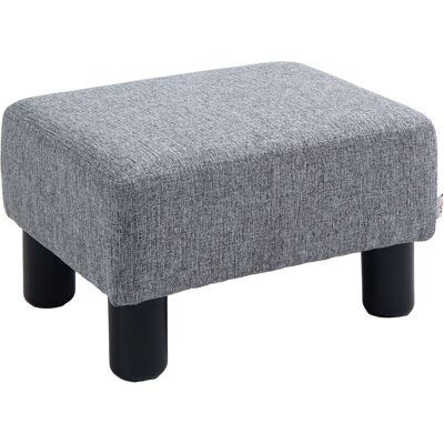 Homcom Pouf in Tessuto Effetto Lino - 40x30x24cm - Pouf Homcom Pouf in Tessuto Effetto Lino - 40x30x24cm - Pouf