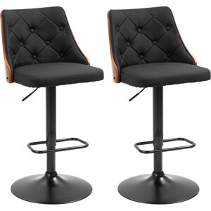 Homcom Set 2 Sgabelli Girevoli da Cucina e Bar, Moderni ad Altezza Regolabile in Tessuto Traspirante, 47.5x50x93.5-116 cm Aosom Italy Homcom Set 2 Sgabelli Girevoli da Cucina e Bar, Moderni ad Altezza Regolabile in Tessuto Traspirante, 47.5x50x93.5-116 cm Aosom Italy
