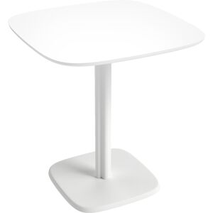 Homcom Tavolo da pranzo per 4 persone tavolo da cucina quadrato stile moderno con piano effetto legno, 70 x 70 cm, bianco Aosom Italy Homcom Tavolo da pranzo per 4 persone tavolo da cucina quadrato stile moderno con piano effetto legno, 70 x 70 cm, bianco Aosom Italy