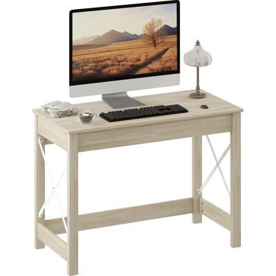 Homcom Scrivania Moderna Scrivania Scrivania per Computer Facile da Montare per Ufficio Studio 105x50x76 cm Naturale Aosom Italy Homcom Scrivania Moderna Scrivania Scrivania per Computer Facile da Montare per Ufficio Studio 105x50x76 cm Naturale Aosom Italy