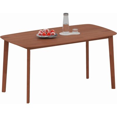 Homcom Tavolo da Pranzo, Stile Rustico, Superficie Laccata, Legno, 150 x 80 cm, Marrone Aosom Italy Homcom Tavolo da Pranzo, Stile Rustico, Superficie Laccata, Legno, 150 x 80 cm, Marrone Aosom Italy
