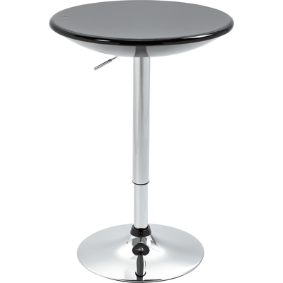 Tavolo rotondo regolabile HOMCOM - Nero - 76-97cm - Design moderno Tavolo rotondo regolabile HOMCOM - Nero - 76-97cm - Design moderno