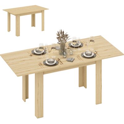 Homcom Tavolo Allungabile da Pranzo per 6-8 Persone, 140-180 x 80 cm, Colore Legno Aosom Italy Homcom Tavolo Allungabile da Pranzo per 6-8 Persone, 140-180 x 80 cm, Colore Legno Aosom Italy