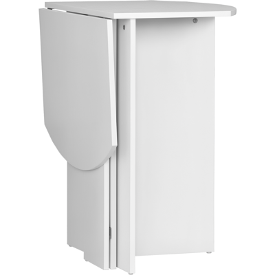 Homcom Tavolo da Pranzo Pieghevole Salvaspazio in Legno, 90x60x74cm, Bianco Aosom Homcom Tavolo da Pranzo Pieghevole Salvaspazio in Legno, 90x60x74cm, Bianco Aosom
