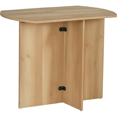 Tavolo da Pranzo Pieghevole in Legno - Risparmia Spazio, 90x60cm Tavolo da Pranzo Pieghevole in Legno - Risparmia Spazio, 90x60cm