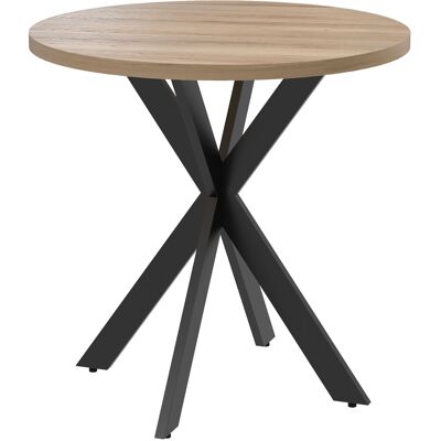 Homcom Tavolo da pranzo rotondo, per 2-4 persone 75 x 75 cm Marrone Aosom Italy Homcom Tavolo da pranzo rotondo, per 2-4 persone 75 x 75 cm Marrone Aosom Italy