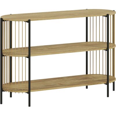 Homcom Tavolo Consolle con Corda di Carta Intrecciata a Mano Struttura in Acciaio Stile Bohemio 124x43,5x80 cm Naturale Aosom Italy Homcom Tavolo Consolle con Corda di Carta Intrecciata a Mano Struttura in Acciaio Stile Bohemio 124x43,5x80 cm Naturale Aosom Italy