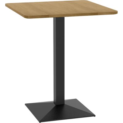 Homcom Tavolo da pranzo Tavolo quadrato per 2 persone Tavolo sala da pranzo effetto legno Base in acciaio 70 x 70 x 75 cm Marrone scuro Aosom Italy Homcom Tavolo da pranzo Tavolo quadrato per 2 persone Tavolo sala da pranzo effetto legno Base in acciaio 70 x 70 x 75 cm Marrone scuro Aosom Italy