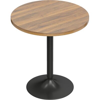 Homcom Tavolo da bar rotondo 60 cm, tavolo alto cucina con piedini antiscivolo, per cucina, soggiorno, noce Aosom Italy Homcom Tavolo da bar rotondo 60 cm, tavolo alto cucina con piedini antiscivolo, per cucina, soggiorno, noce Aosom Italy