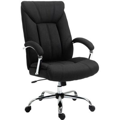 Vinsetto Poltrona da ufficio, sedia da ufficio ergonomica, altezza regolabile, schienale alto, funzione d'inclinazione, 65x78x118cm, nero Aosom Italy Vinsetto Poltrona da ufficio, sedia da ufficio ergonomica, altezza regolabile, schienale alto, funzione d'inclinazione, 65x78x118cm, nero Aosom Italy