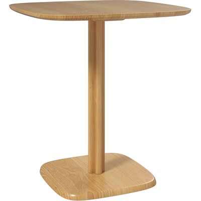 Homcom Tavolo da Pranzo in Legno, Tavolo da Cucina Quadrato per 4 Persone, per Spazi Ridotti, 70x70x75 cm, Legno Naturale Aosom Italy Homcom Tavolo da Pranzo in Legno, Tavolo da Cucina Quadrato per 4 Persone, per Spazi Ridotti, 70x70x75 cm, Legno Naturale Aosom Italy