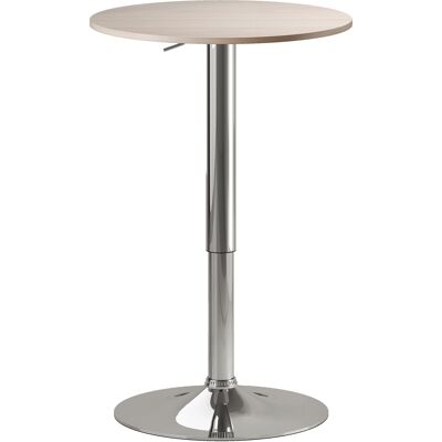 Homcom Tavolo da Bar con Altezza Regolabile Girevole 360° Base Rotonda Tavolo Alto da Bar per Cucina Sala da Pranzo Ø60x67-93 cm Naturale Aosom Italy Homcom Tavolo da Bar con Altezza Regolabile Girevole 360° Base Rotonda Tavolo Alto da Bar per Cucina Sala da Pranzo Ø60x67-93 cm Naturale Aosom Italy