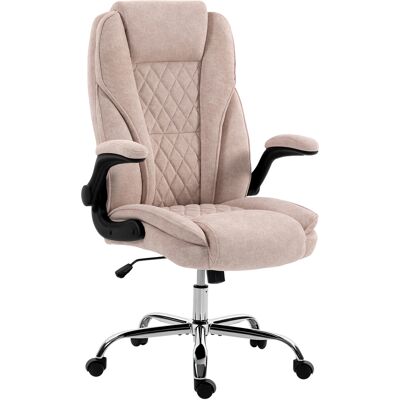 Homcom Poltrona da Ufficio, Sedia da Ufficio Ergonomica, Altezza Regolabile, Braccioli Ribaltabili, 70x70x114-122 cm, Rosa Aosom Italy Homcom Poltrona da Ufficio, Sedia da Ufficio Ergonomica, Altezza Regolabile, Braccioli Ribaltabili, 70x70x114-122 cm, Rosa Aosom Italy