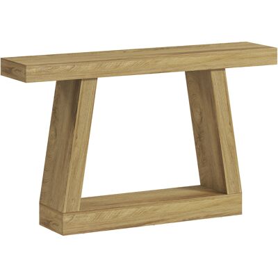 Homcom Tavolo Consolle 140 cm, Retro Divano con Contenitore, Rovere. Aosom Italy Homcom Tavolo Consolle 140 cm, Retro Divano con Contenitore, Rovere. Aosom Italy