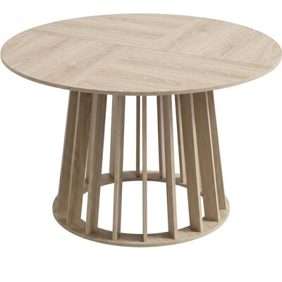 Homcom Tavolo da pranzo rotondo per 4-6 persone, Ø 120 x 75 cm, legno naturale Aosom Italy Homcom Tavolo da pranzo rotondo per 4-6 persone, Ø 120 x 75 cm, legno naturale Aosom Italy
