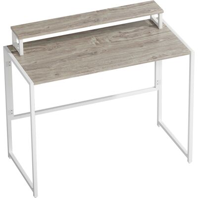 Homcom Scrivania Pieghevole Salvaspazio con Stand per Monitor Rimovibile, 100x48x87.5 cm, Legno Aosom Italy Homcom Scrivania Pieghevole Salvaspazio con Stand per Monitor Rimovibile, 100x48x87.5 cm, Legno Aosom Italy