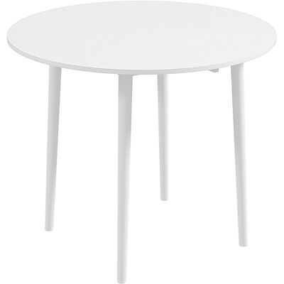 Homcom Tavolo Pieghevole Moderno a Ribalta per Cucina e Soggiorno, in Truciolato, Ø89x73.5 cm Aosom Italy Homcom Tavolo Pieghevole Moderno a Ribalta per Cucina e Soggiorno, in Truciolato, Ø89x73.5 cm Aosom Italy
