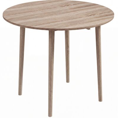 Homcom Tavolo Pieghevole Legno di Pino - Risparmio Spazio, 89cm Homcom Tavolo Pieghevole Legno di Pino - Risparmio Spazio, 89cm